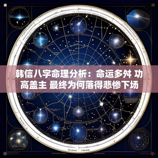韩信八字命理分析：命运多舛 功高盖主 最终为何落得悲惨下场