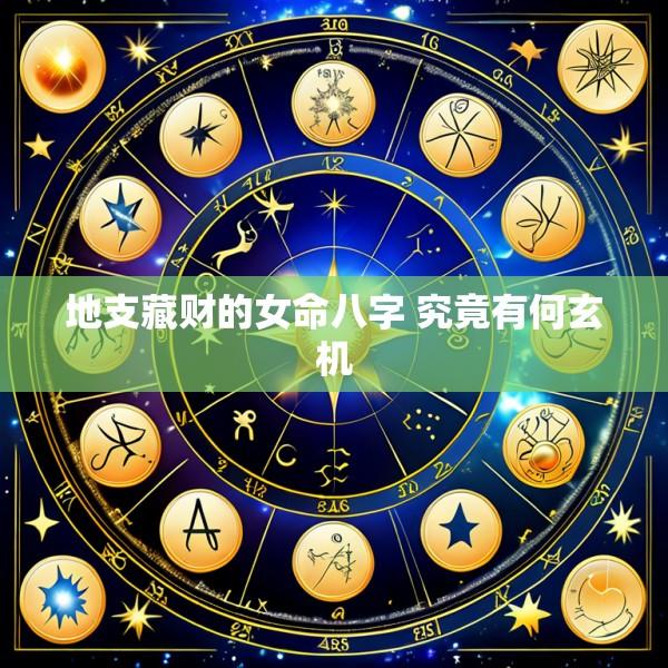 地支藏财的女命八字 究竟有何玄机