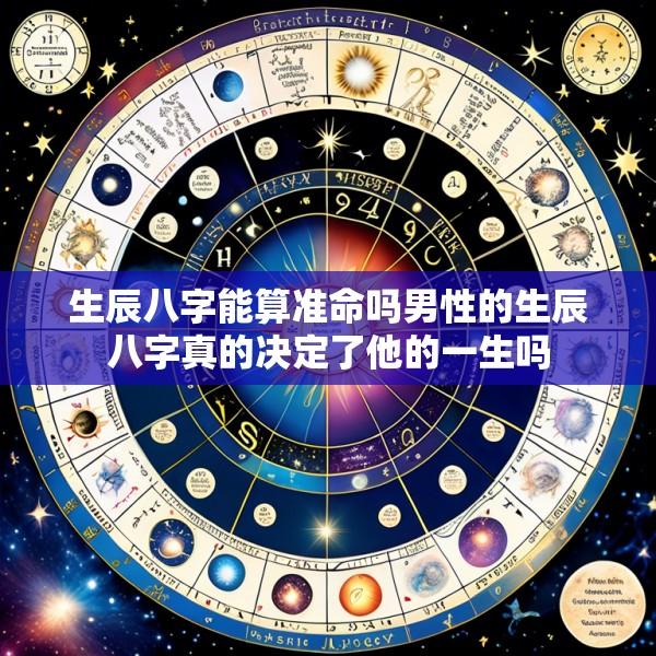 生辰八字能算准命吗男性的生辰八字真的决定了他的一生吗