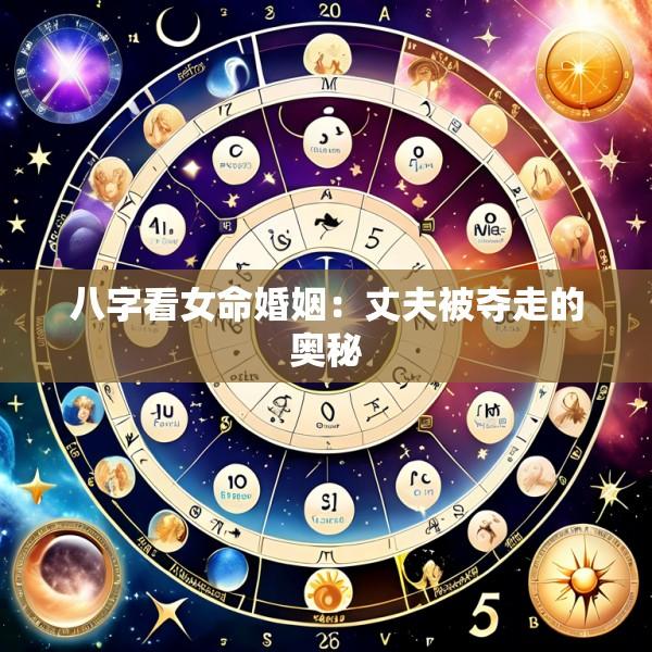 八字看女命婚姻：丈夫被夺走的奥秘
