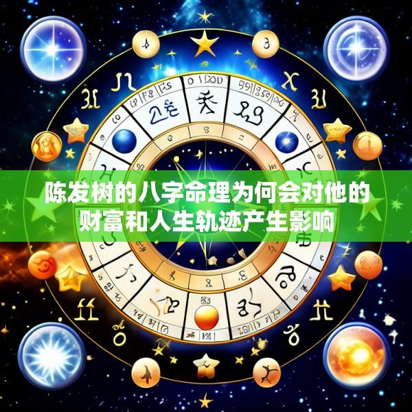 陈发树的八字命理为何会对他的财富和人生轨迹产生影响
