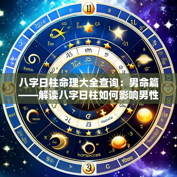八字日柱命理大全查询：男命篇——解读八字日柱如何影响男性命运