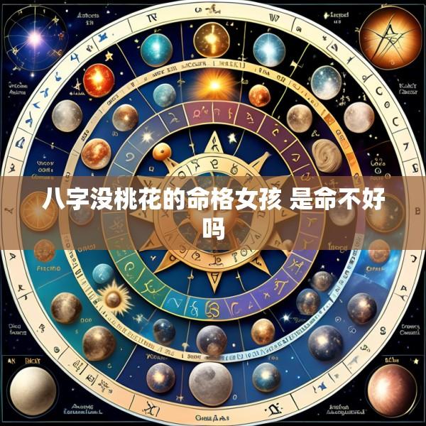八字没桃花的命格女孩 是命不好吗