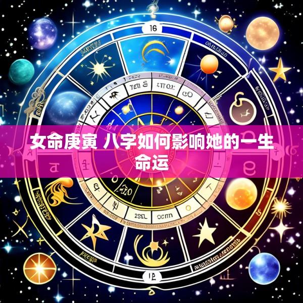 女命庚寅 八字如何影响她的一生命运