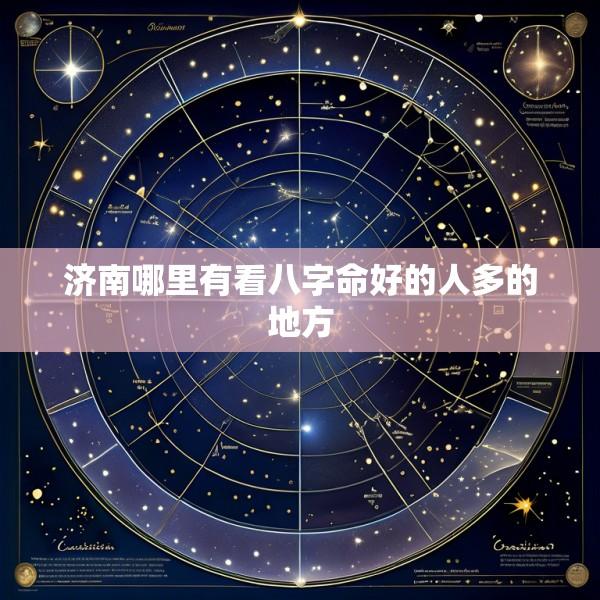 济南哪里有看八字命好的人多的地方