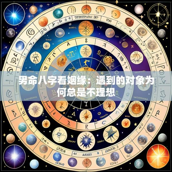 男命八字看姻缘：遇到的对象为何总是不理想