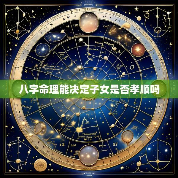 八字命理能决定子女是否孝顺吗