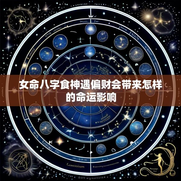 女命八字食神遇偏财会带来怎样的命运影响