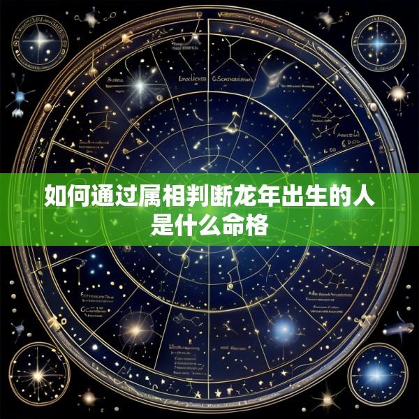 如何通过属相判断龙年出生的人是什么命格