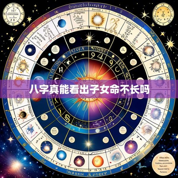 八字真能看出子女命不长吗
