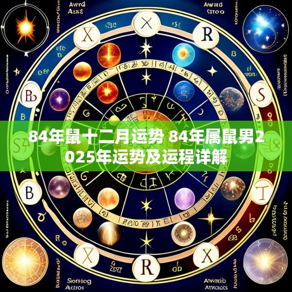 84年鼠十二月运势 84年属鼠男2025年运势及运程详解