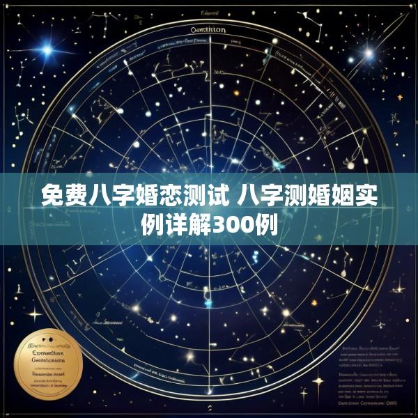 免费八字婚恋测试 八字测婚姻实例详解300例