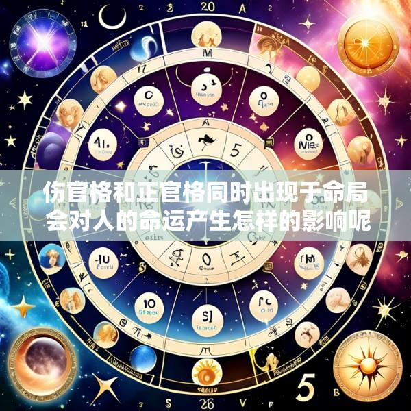 伤官格和正官格同时出现于命局 会对人的命运产生怎样的影响呢