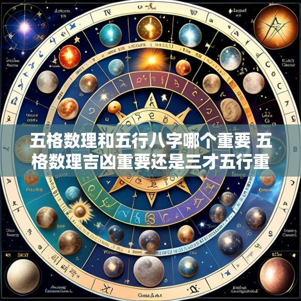 五格数理和五行八字哪个重要 五格数理吉凶重要还是三才五行重要