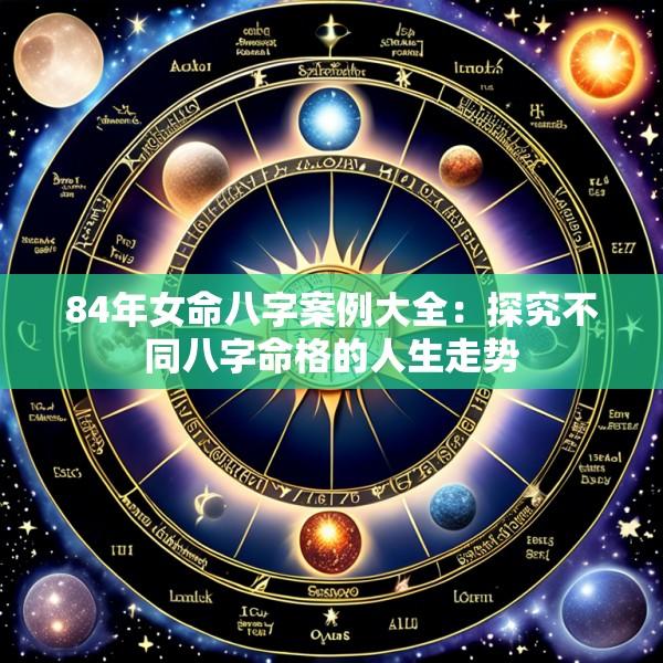 84年女命八字案例大全：探究不同八字命格的人生走势