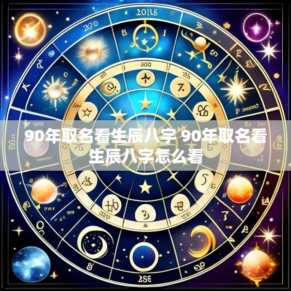 90年取名看生辰八字 90年取名看生辰八字怎么看