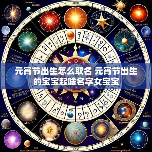 元宵节出生怎么取名 元宵节出生的宝宝起啥名字女宝宝