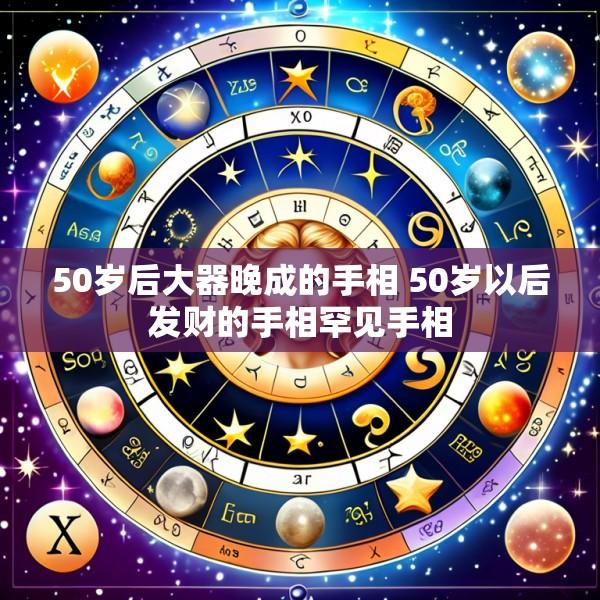 50岁后大器晚成的手相 50岁以后发财的手相罕见手相