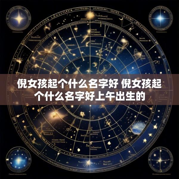 倪女孩起个什么名字好 倪女孩起个什么名字好上午出生的