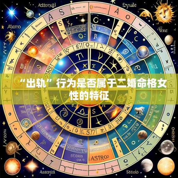 “出轨”行为是否属于二婚命格女性的特征