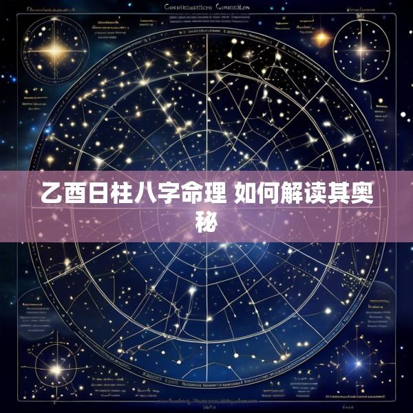 乙酉日柱八字命理 如何解读其奥秘
