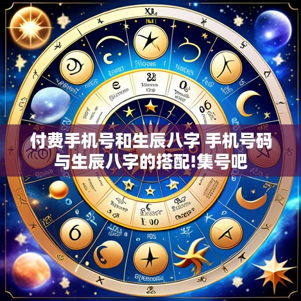 付费手机号和生辰八字 手机号码与生辰八字的搭配!集号吧
