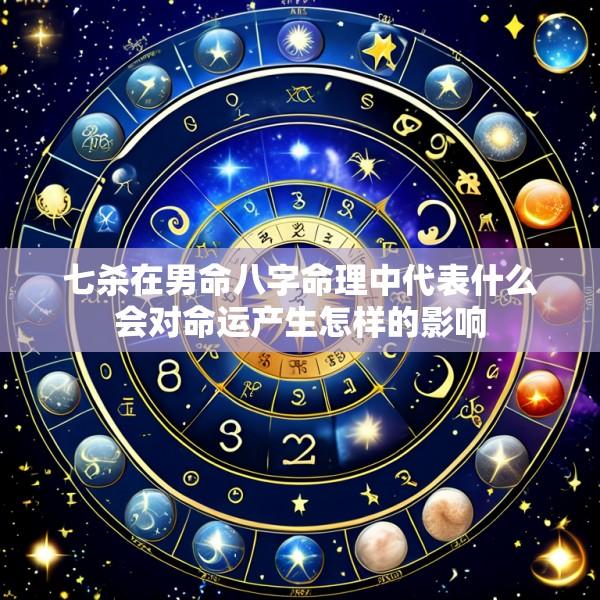 七杀在男命八字命理中代表什么会对命运产生怎样的影响