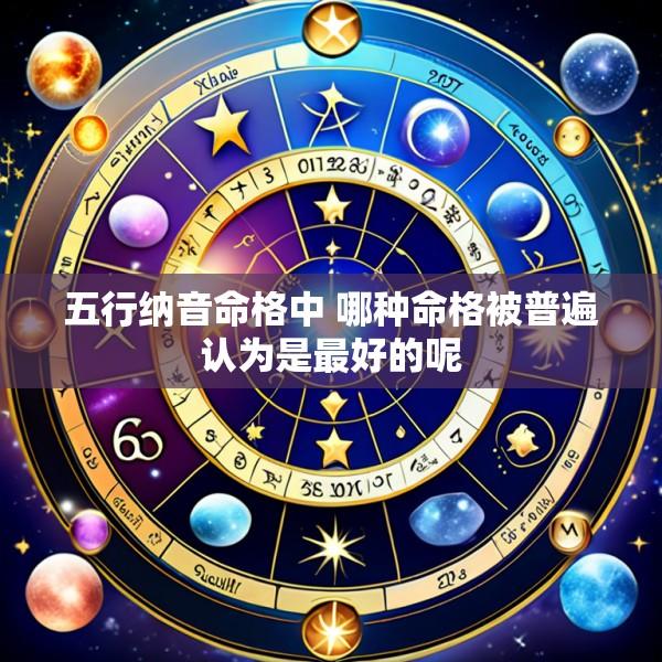 五行纳音命格中 哪种命格被普遍认为是最好的呢