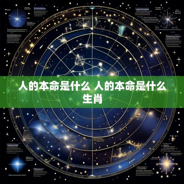 人的本命是什么 人的本命是什么生肖