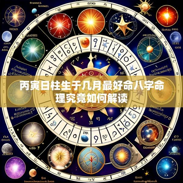 丙寅日柱生于几月最好命八字命理究竟如何解读