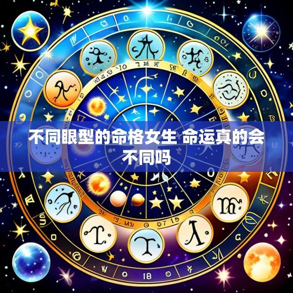 不同眼型的命格女生 命运真的会不同吗