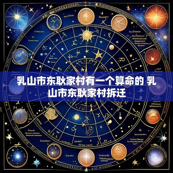 乳山市东耿家村有一个算命的 乳山市东耿家村拆迁
