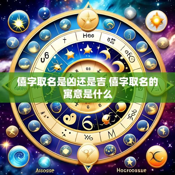 僖字取名是凶还是吉 僖字取名的寓意是什么