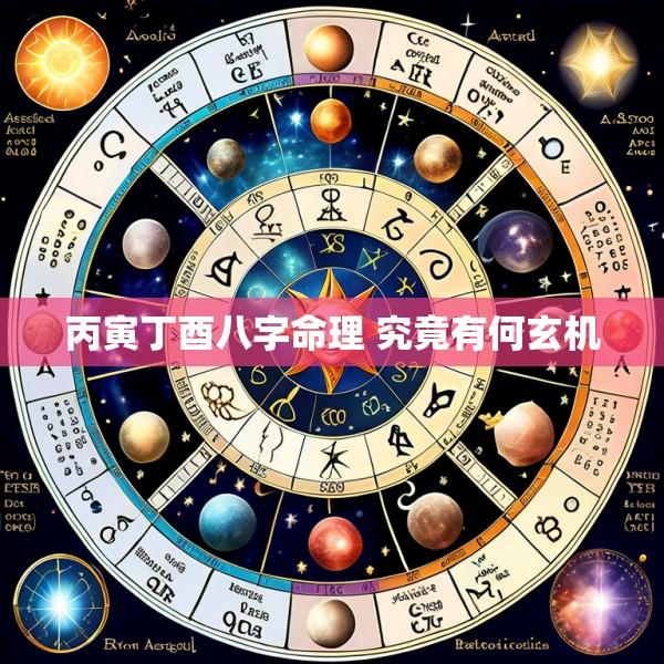 丙寅丁酉八字命理 究竟有何玄机