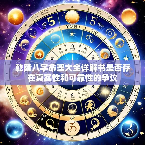 乾隆八字命理大全详解书是否存在真实性和可靠性的争议