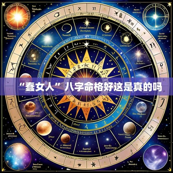 “蠢女人”八字命格好这是真的吗