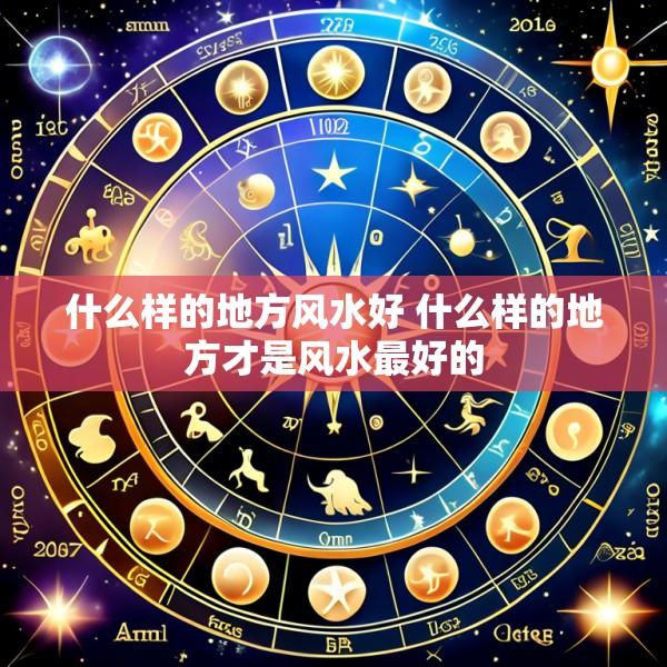 什么样的地方风水好 什么样的地方才是风水最好的