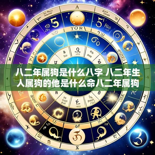 八二年属狗是什么八字 八二年生人属狗的他是什么命八二年属狗于爸爸娘