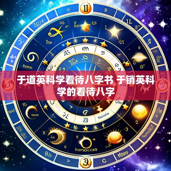 于道英科学看待八字书 于销英科学的看待八字