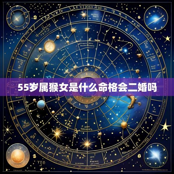 55岁属猴女是什么命格会二婚吗