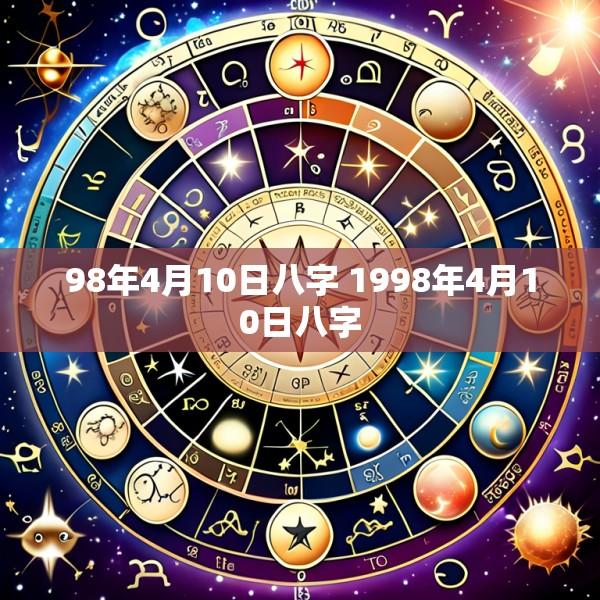 98年4月10日八字 1998年4月10日八字