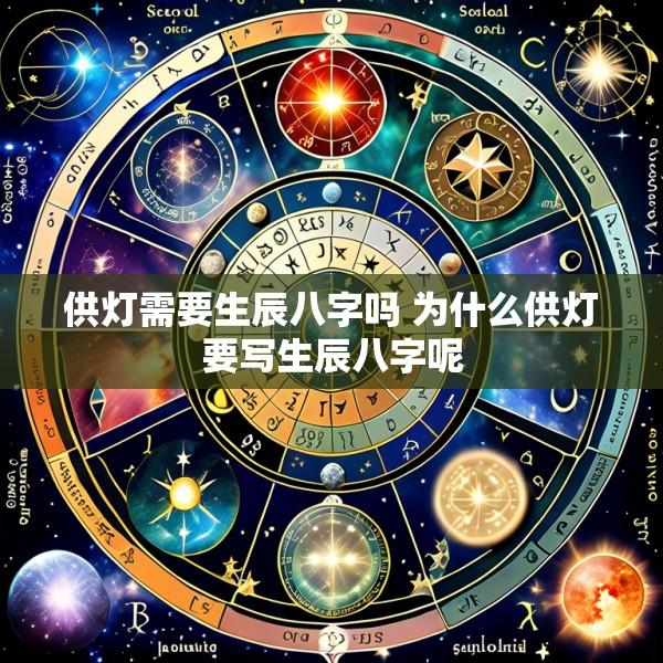 供灯需要生辰八字吗 为什么供灯要写生辰八字呢
