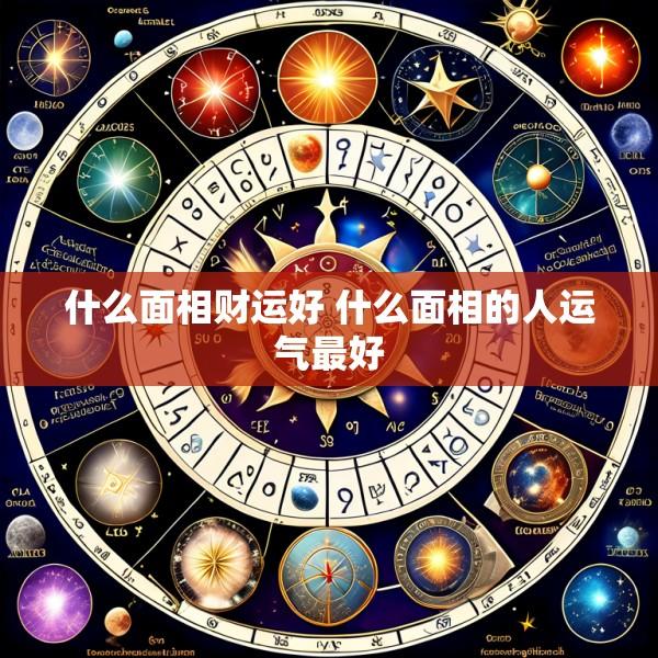 什么面相财运好 什么面相的人运气最好
