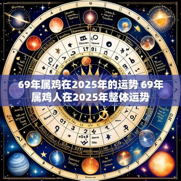 69年属鸡在2025年的运势 69年属鸡人在2025年整体运势