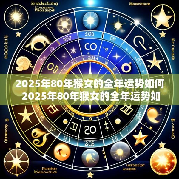2025年80年猴女的全年运势如何 2025年80年猴女的全年运势如何免费