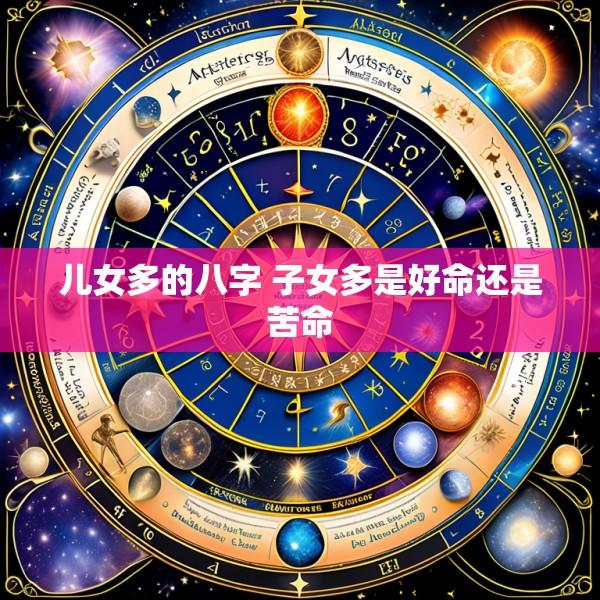 儿女多的八字 子女多是好命还是苦命
