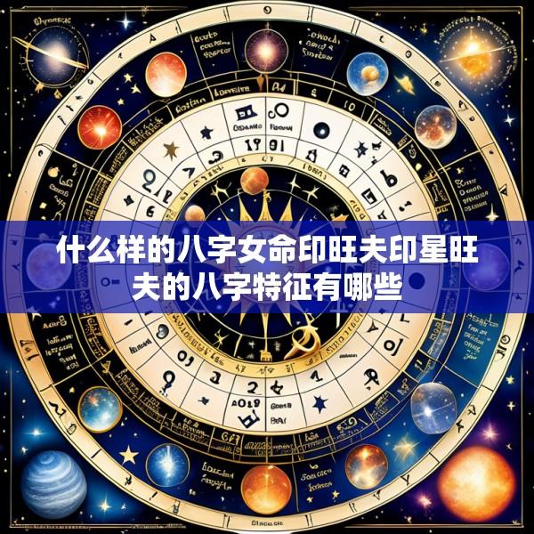 什么样的八字女命印旺夫印星旺夫的八字特征有哪些