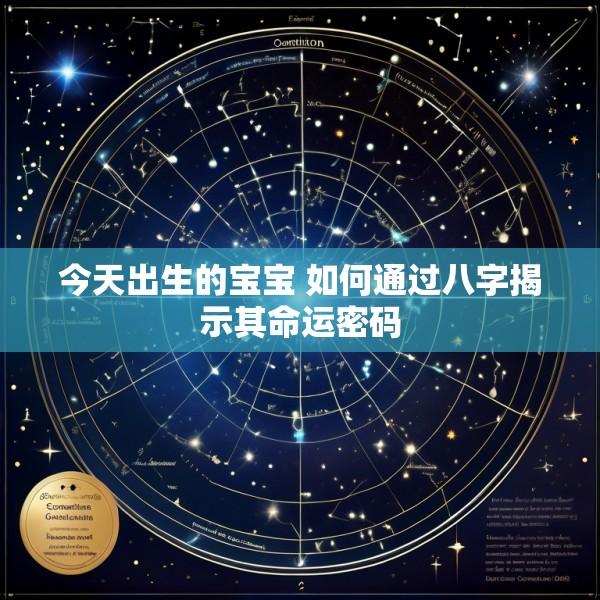 今天出生的宝宝 如何通过八字揭示其命运密码