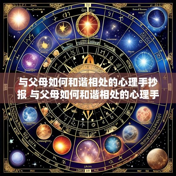 与父母如何和谐相处的心理手抄报 与父母如何和谐相处的心理手抄报简单