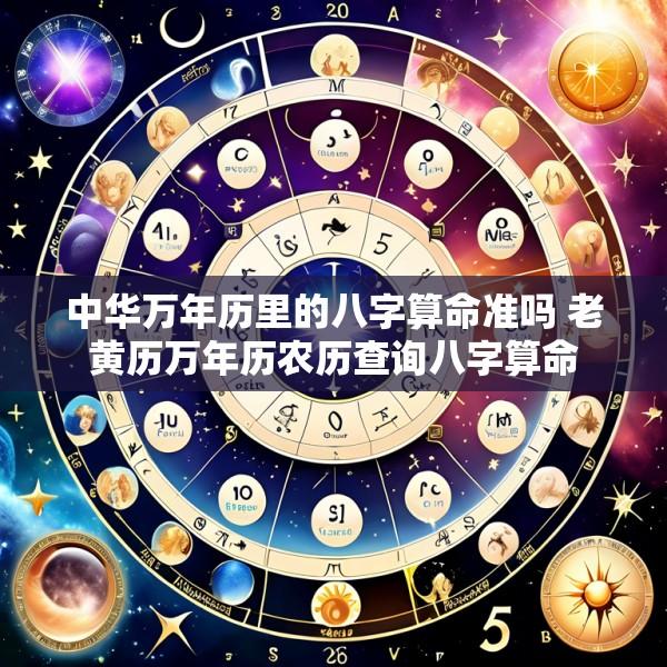 中华万年历里的八字算命准吗 老黄历万年历农历查询八字算命